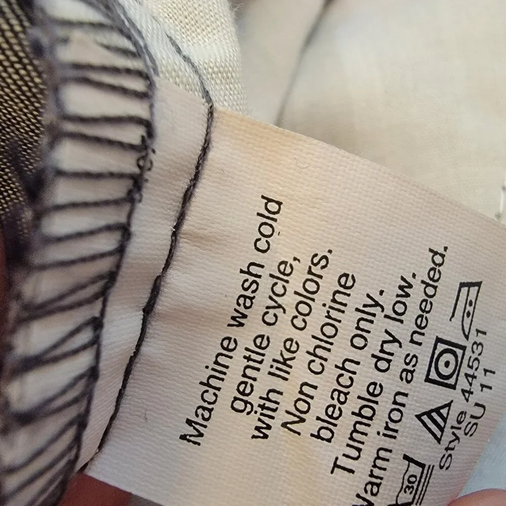 J. Crew Pants City Fit Chambray‎ 100% Cotton Sz 6 NWOT